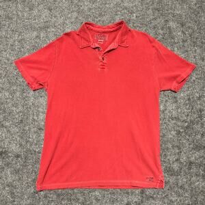 Lucky Brand Red Polo Shirt‎ Men’s Size Large